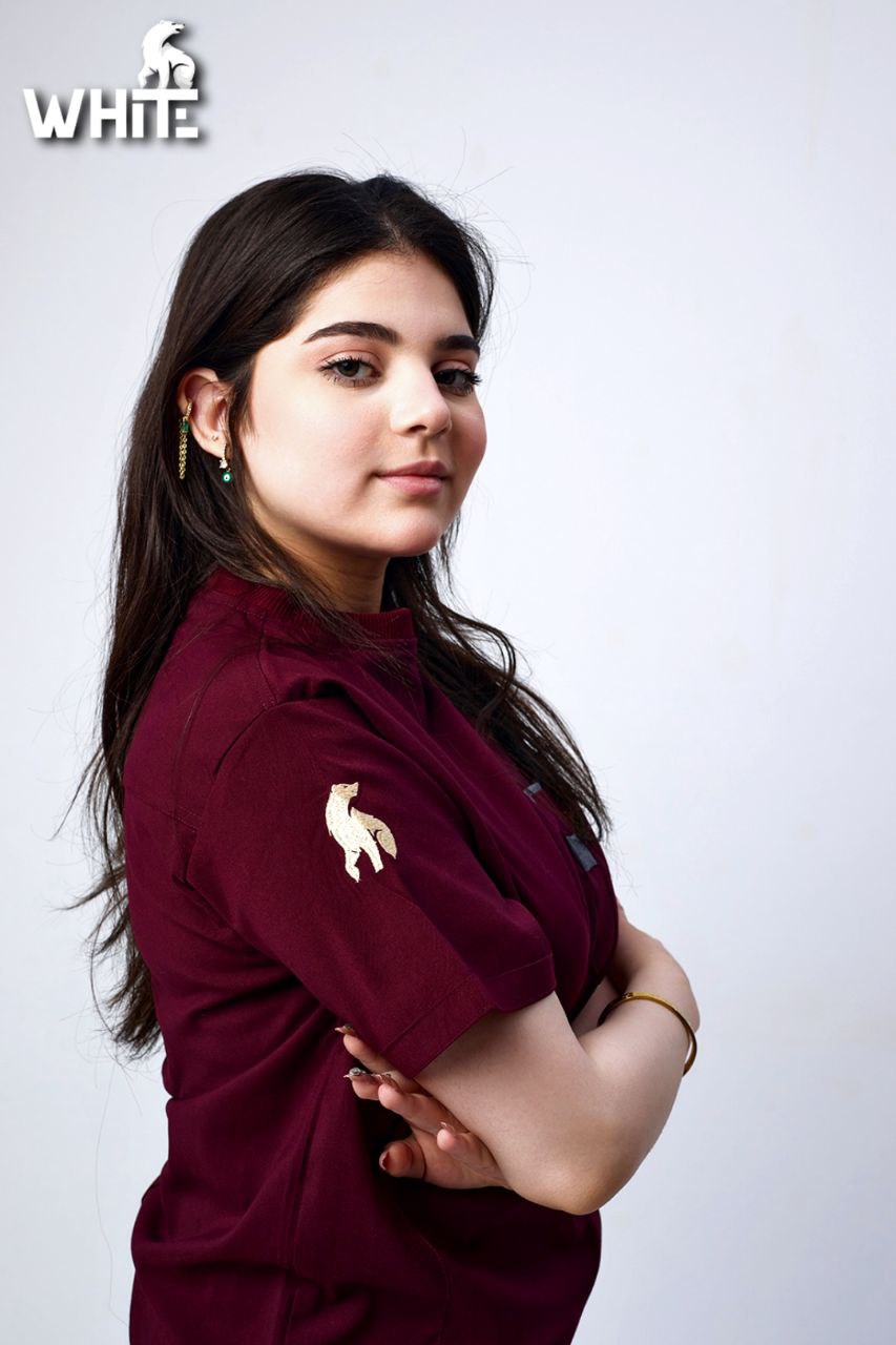 IMPERIAL RED ROUND-NECK SCRUB