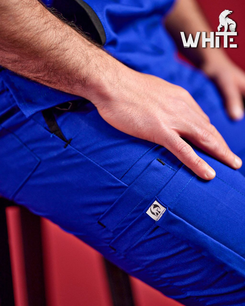 MID-NIGHT BLUE V-NECK SCRUB